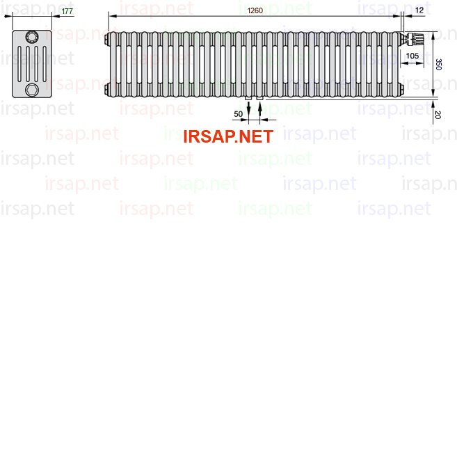 Радиатор IRSAP Tesi 50350/28 T52 CL 01